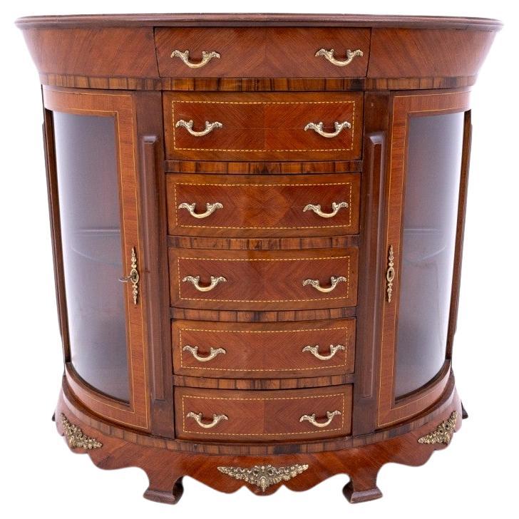 Chest of drawers - display cabinet, France, around 1920. For Sale