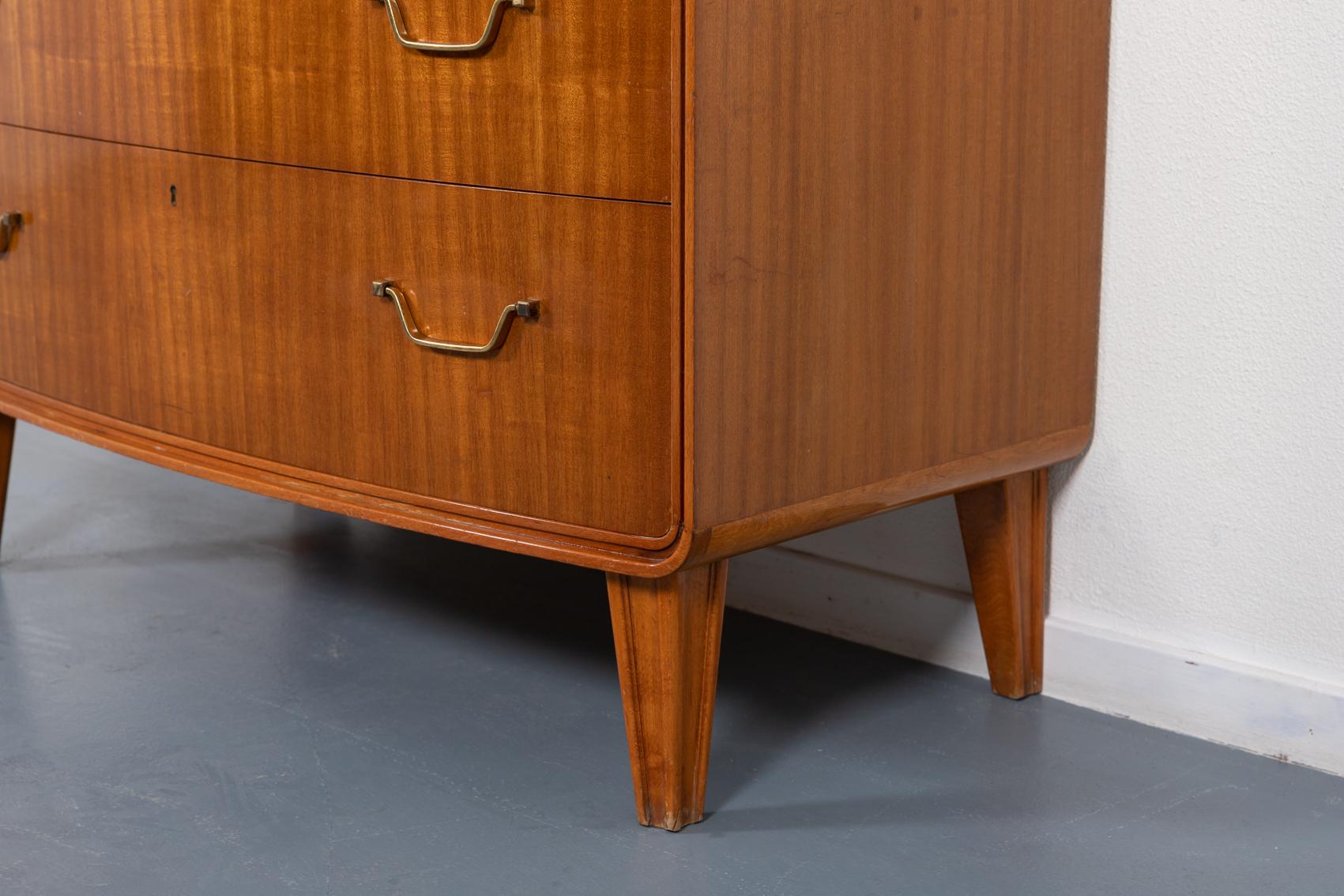 Scandinavian Modern Chest of drawers/dressing table by Axel Larsson for Bodafors, 1960’s Sweden For Sale