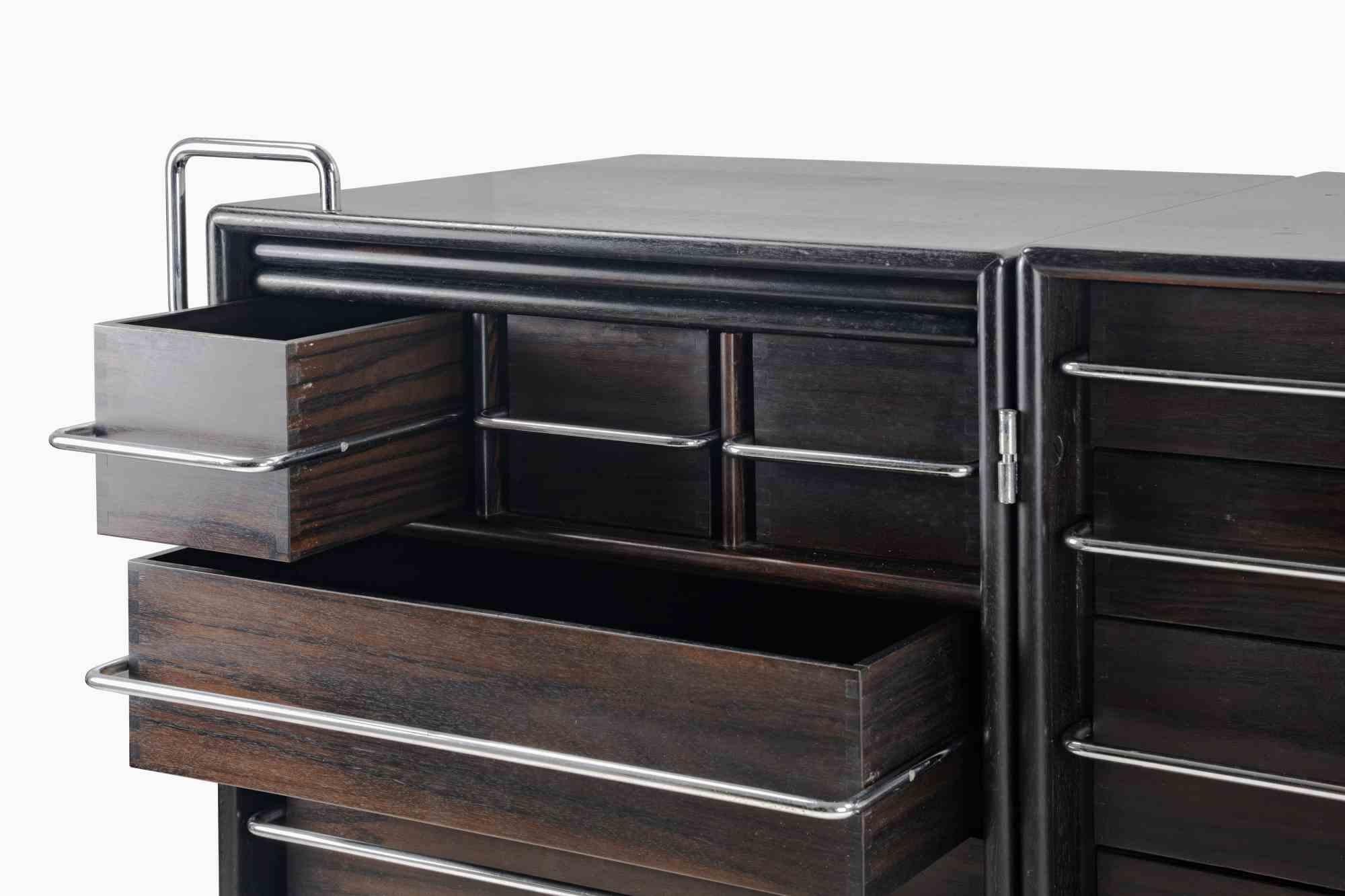 Late 20th Century Chest of Drawers/Dressing Table by Fabio Lenci for For Bernini, 1970s For Sale