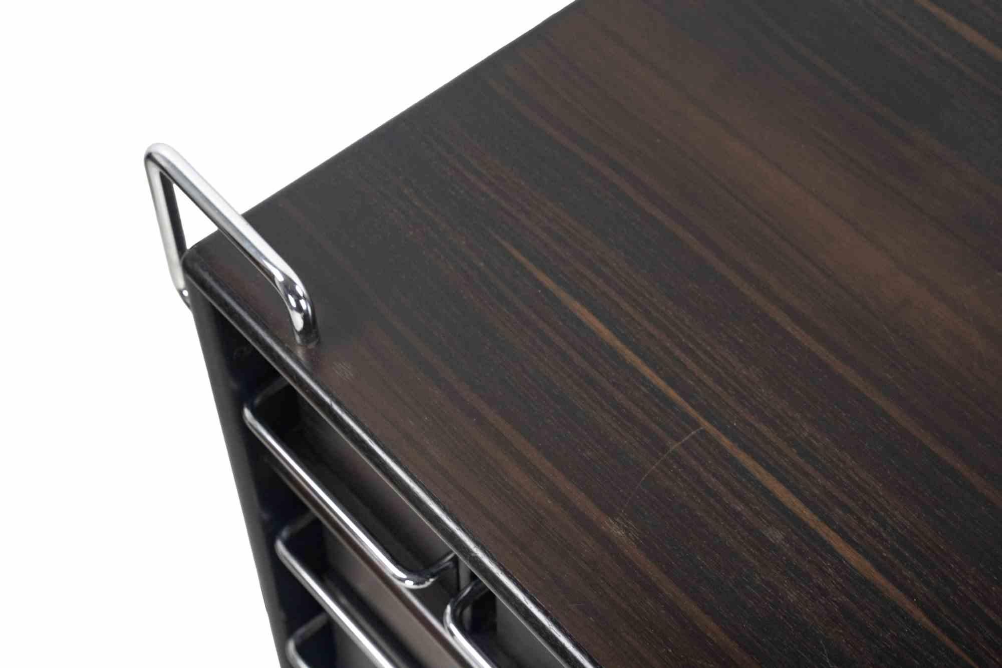 Wood Chest of Drawers/Dressing Table by Fabio Lenci for For Bernini, 1970s For Sale