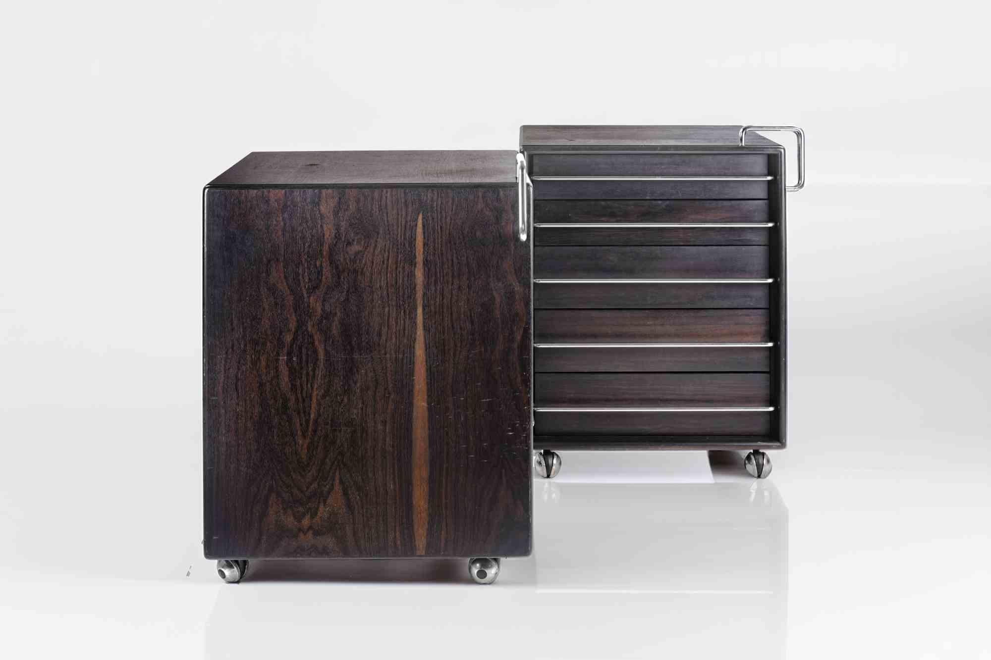 Chest of Drawers/Dressing Table by Fabio Lenci for For Bernini, 1970s For Sale 1