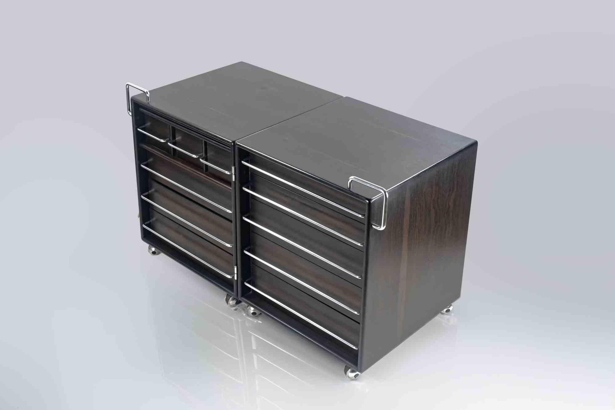 Chest of Drawers/Dressing Table by Fabio Lenci for For Bernini, 1970s For Sale 3