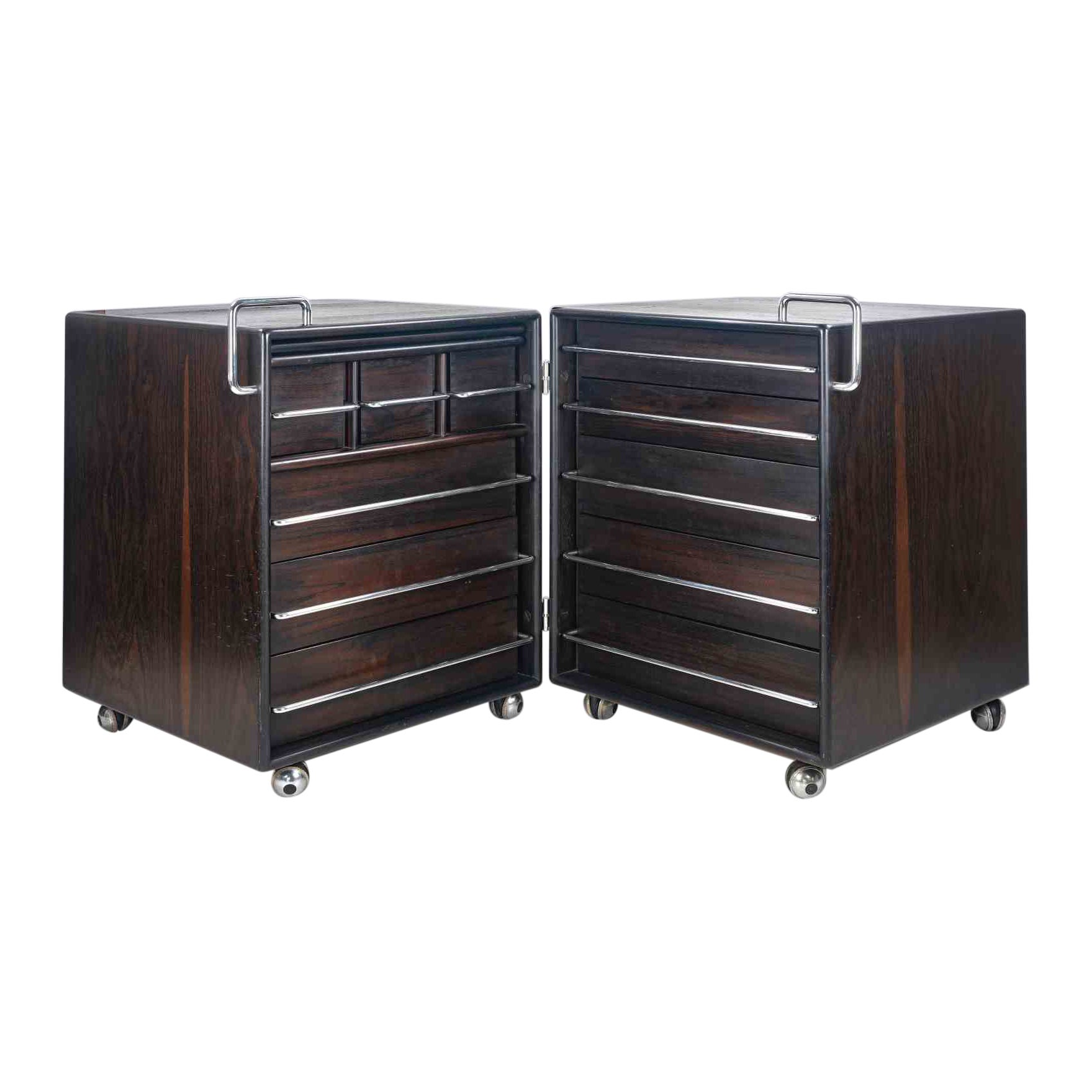 Chest of Drawers/Dressing Table by Fabio Lenci for For Bernini, 1970s