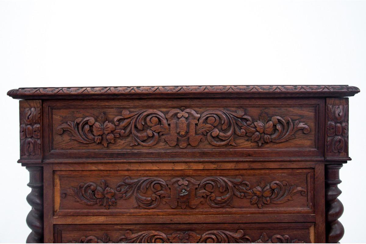 Chest of Drawers, Dressing Table, France, circa 1880 In Good Condition For Sale In Chorzów, PL