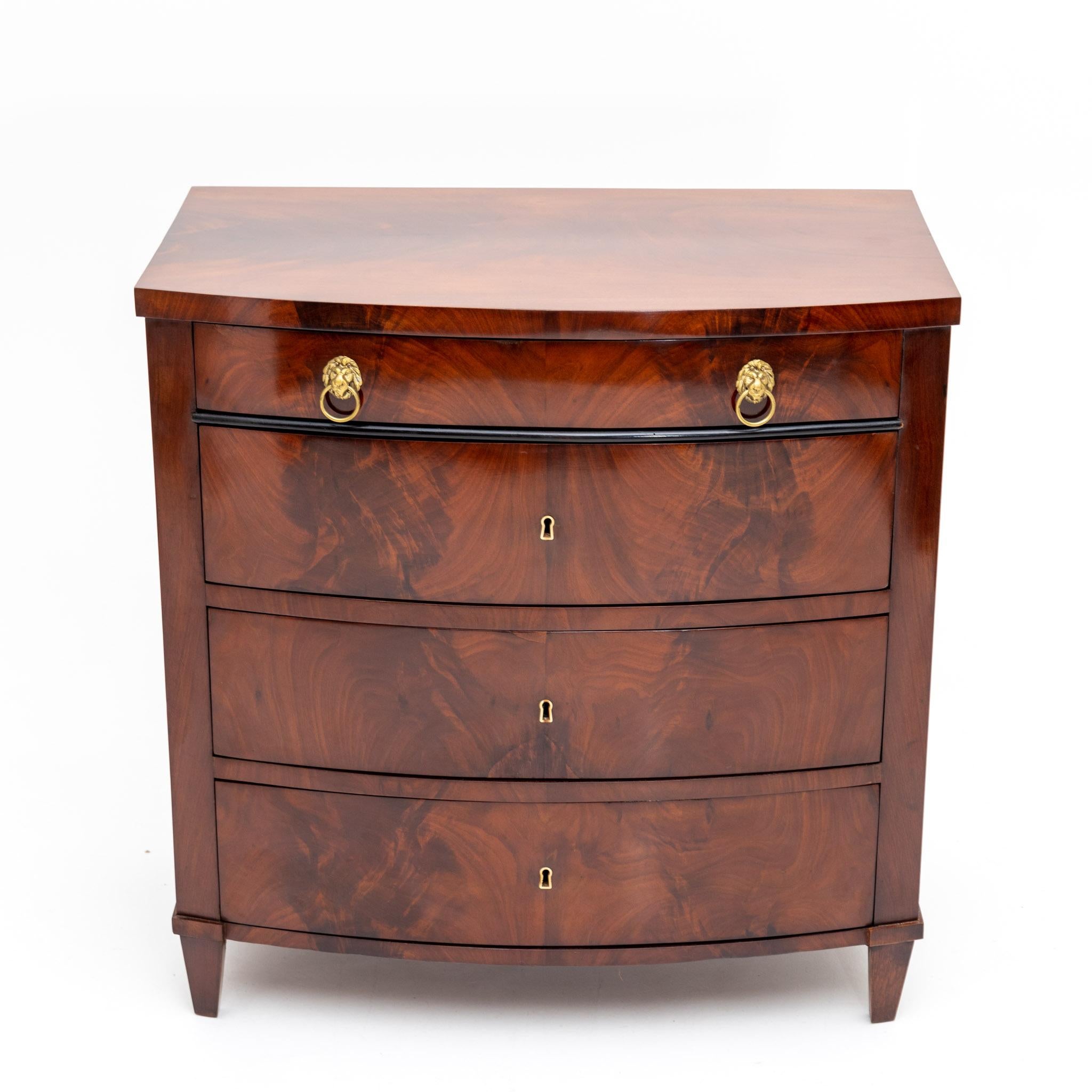 Mahogany Chest of Drawers, Early 19th Century For Sale