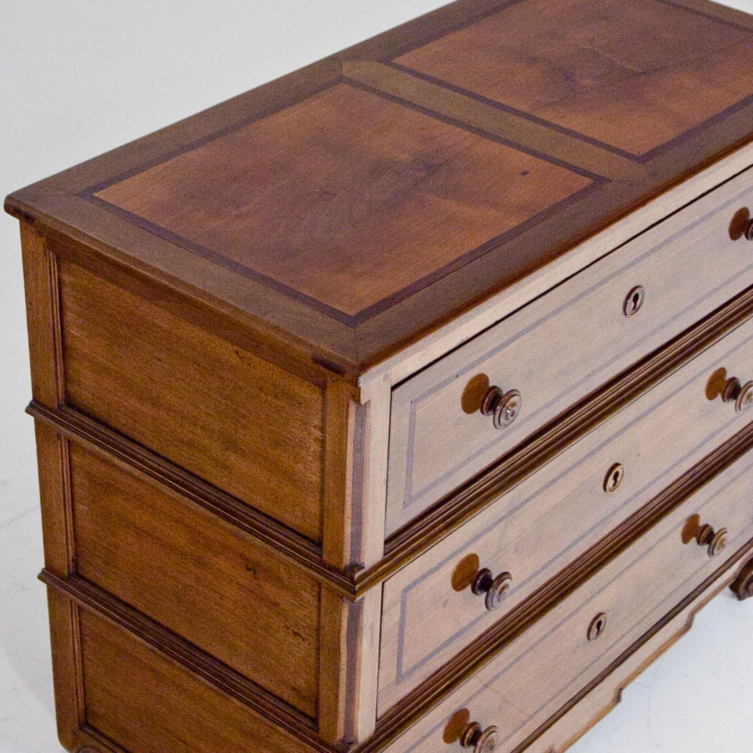 Wood Chest of Drawers, France 19th Century