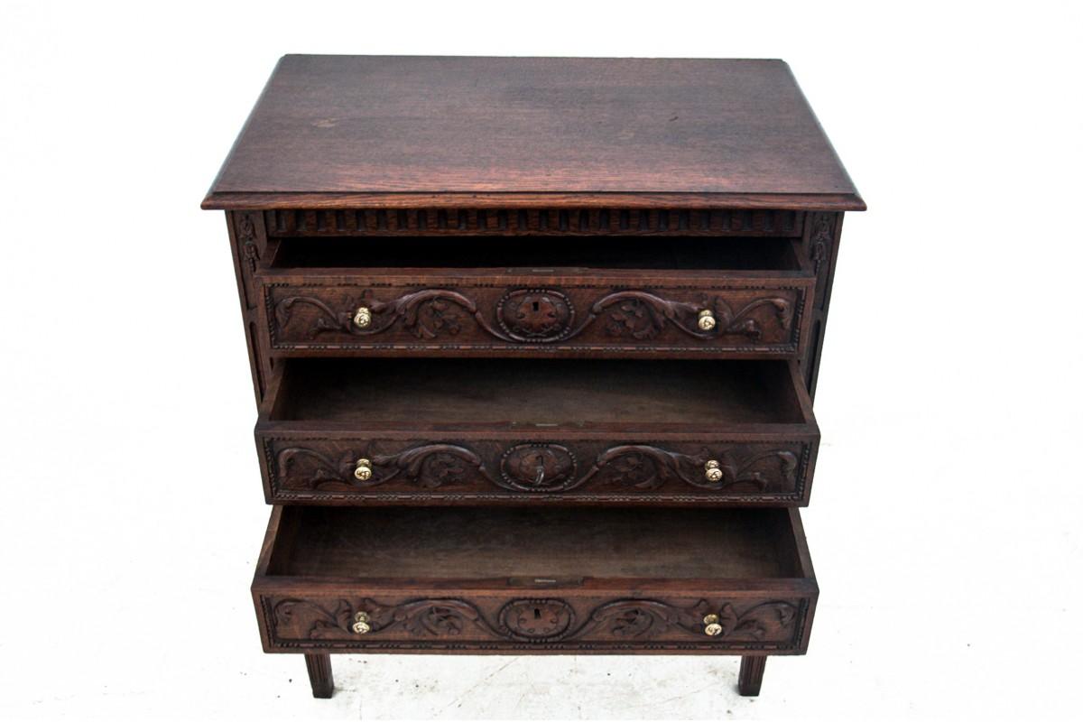 Oak Chest of Drawers, France, Around 1910
