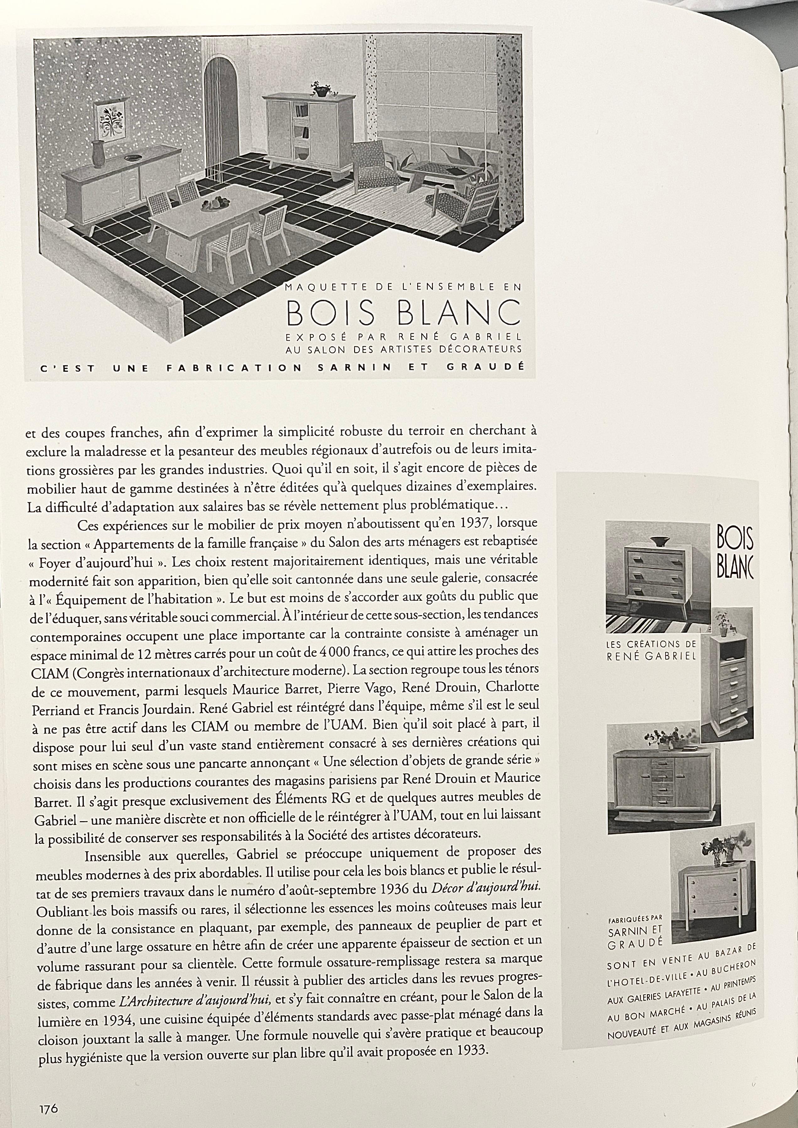 Kommode aus der Serie BOIS BLANC von René Gabriel (Buchenholz) im Angebot