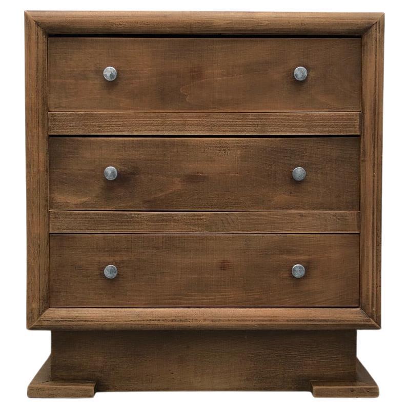 Chest of drawers from the BOIS BLANC series by René Gabriel For Sale