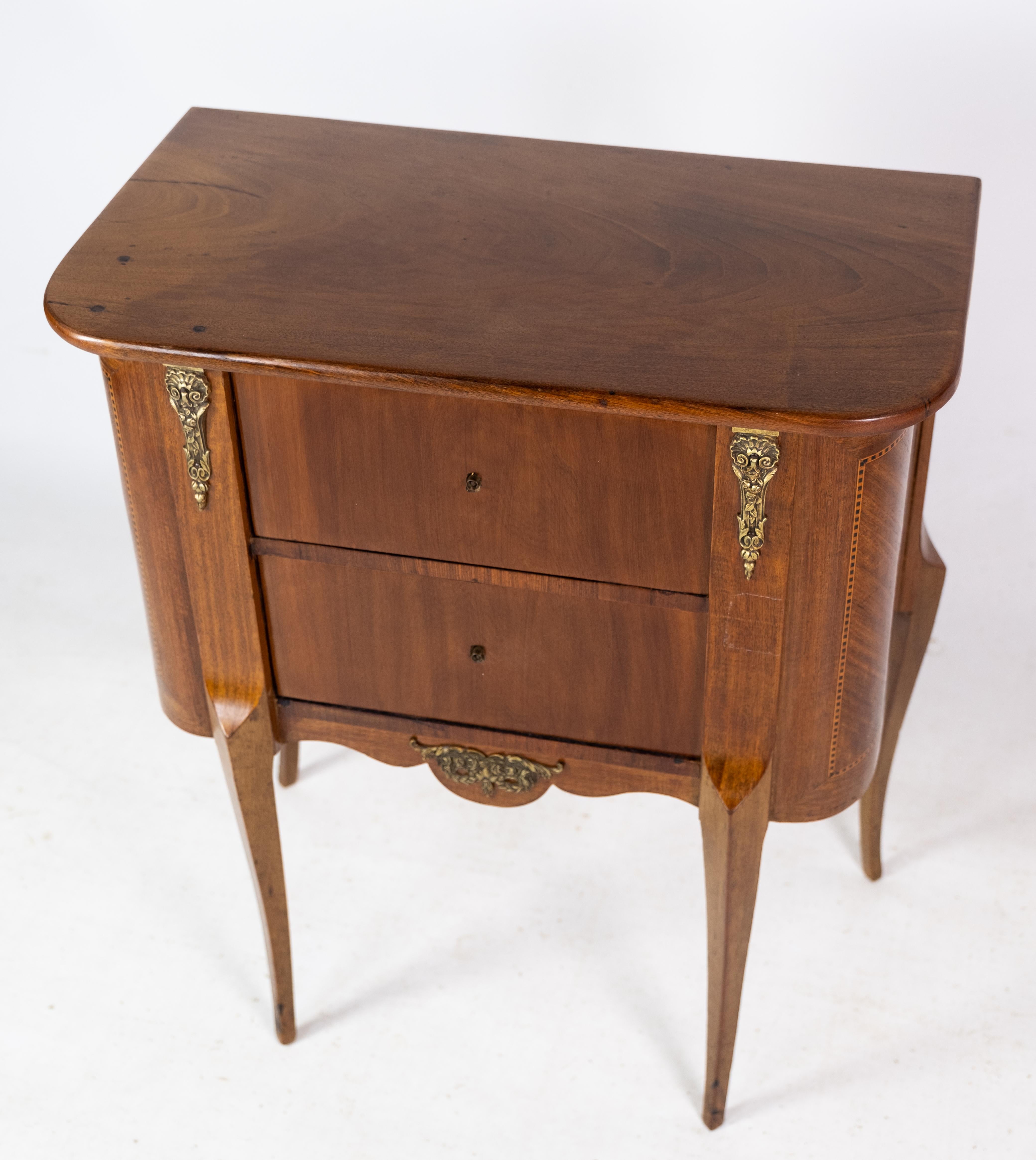 Chest of Drawers, Hand Polished Mahogany, 1890s For Sale 4