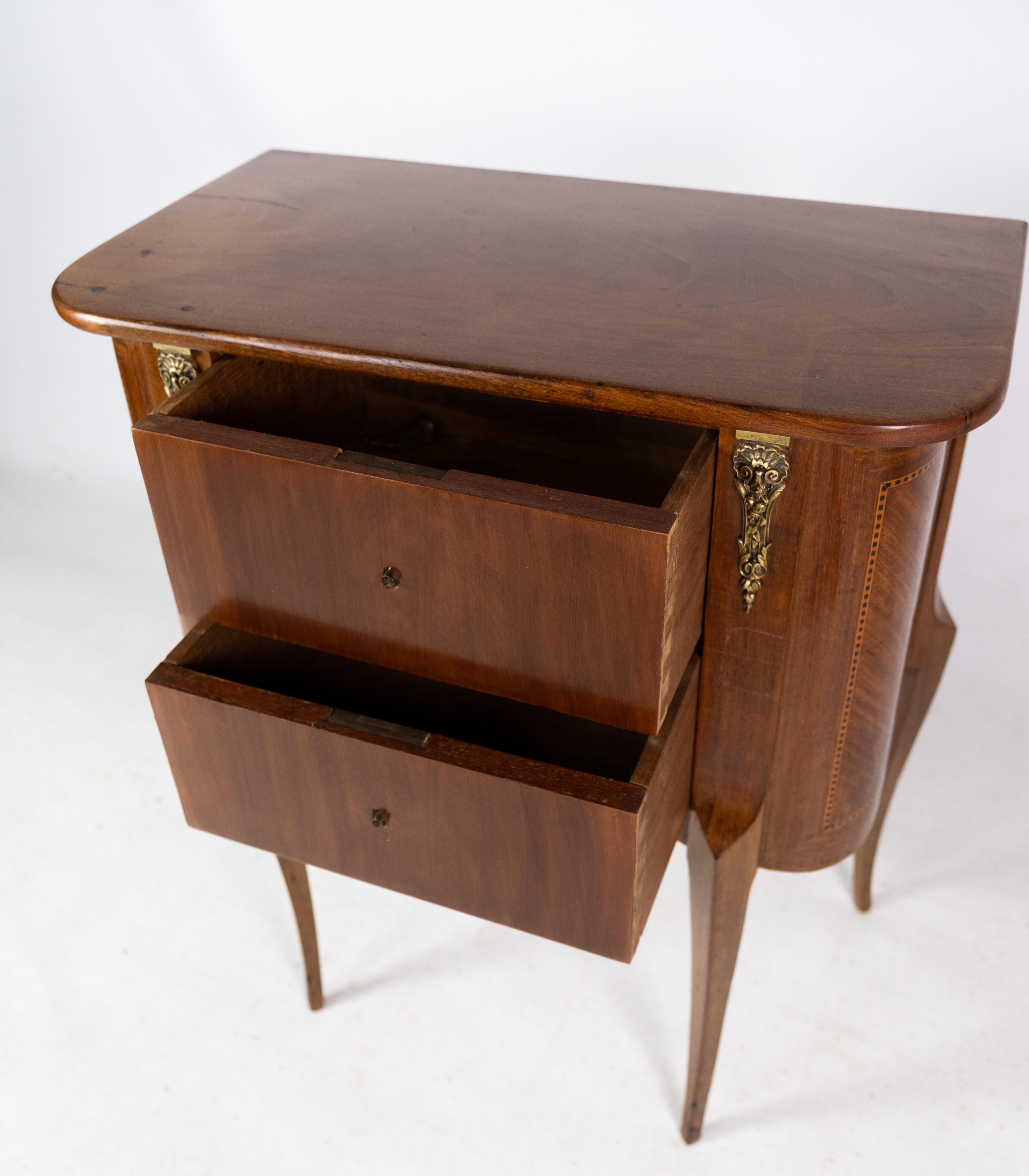 Chest of Drawers, Hand Polished Mahogany, 1890s For Sale 8
