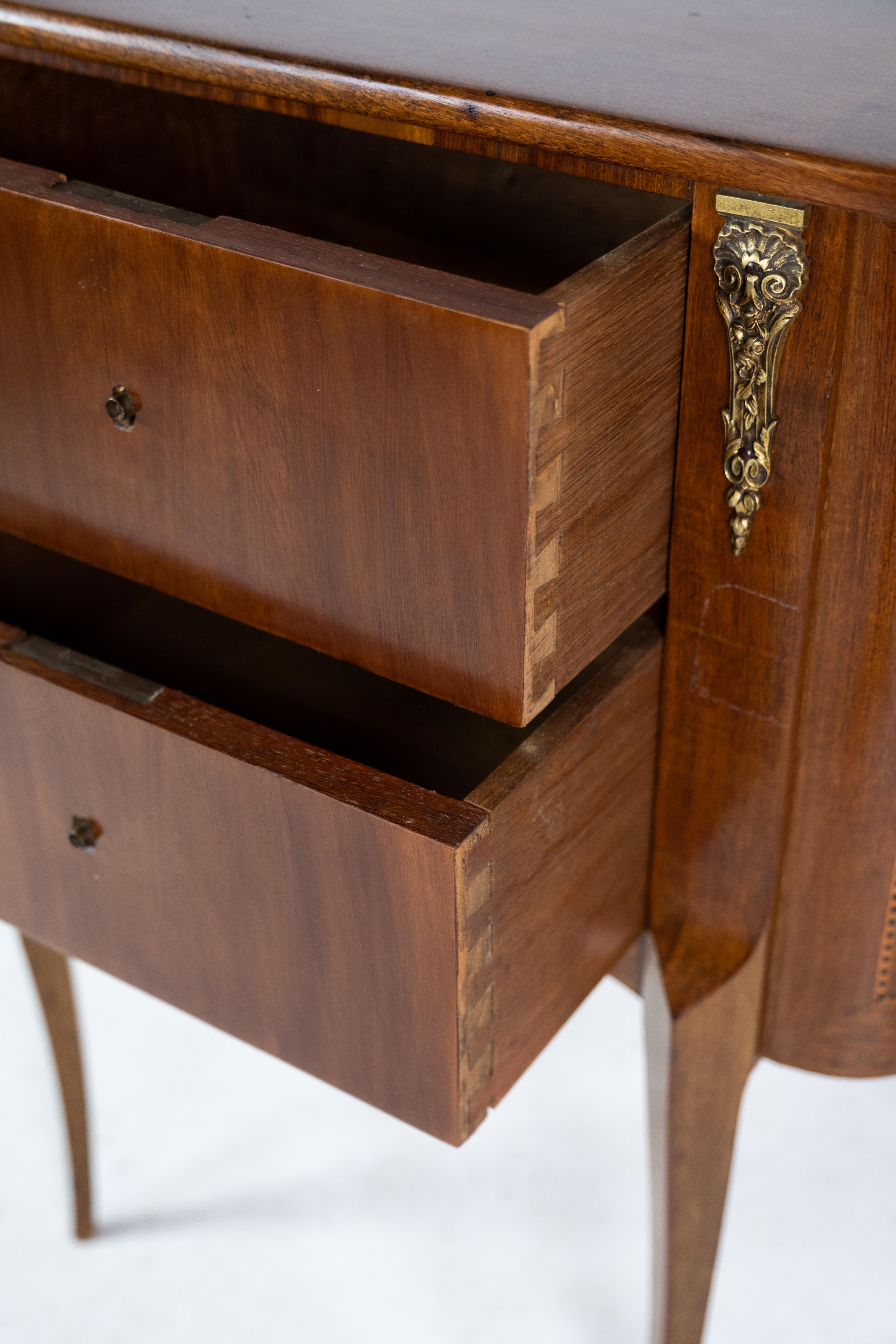 Chest of Drawers, Hand Polished Mahogany, 1890s For Sale 9