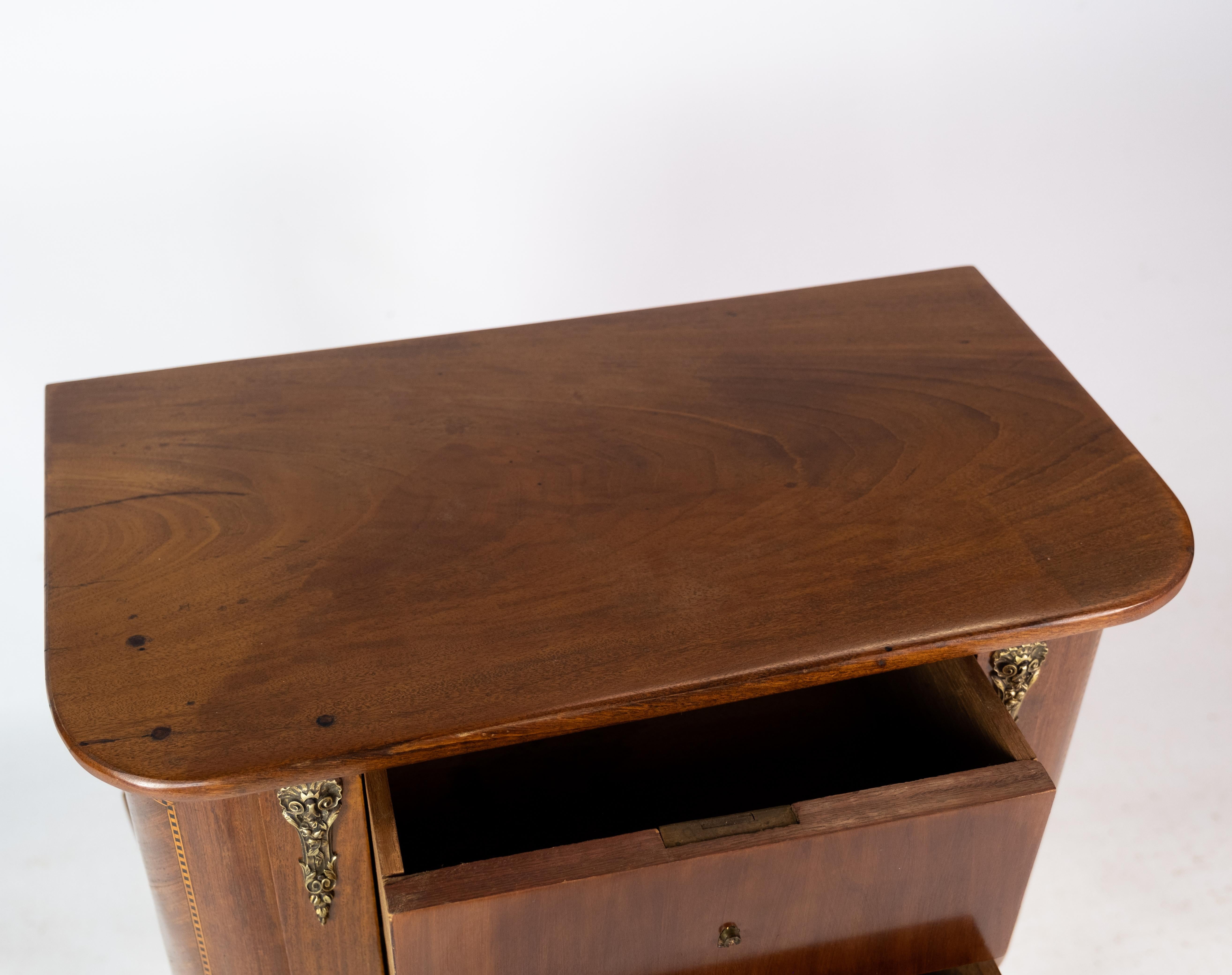 Chest of Drawers, Hand Polished Mahogany, 1890s For Sale 10