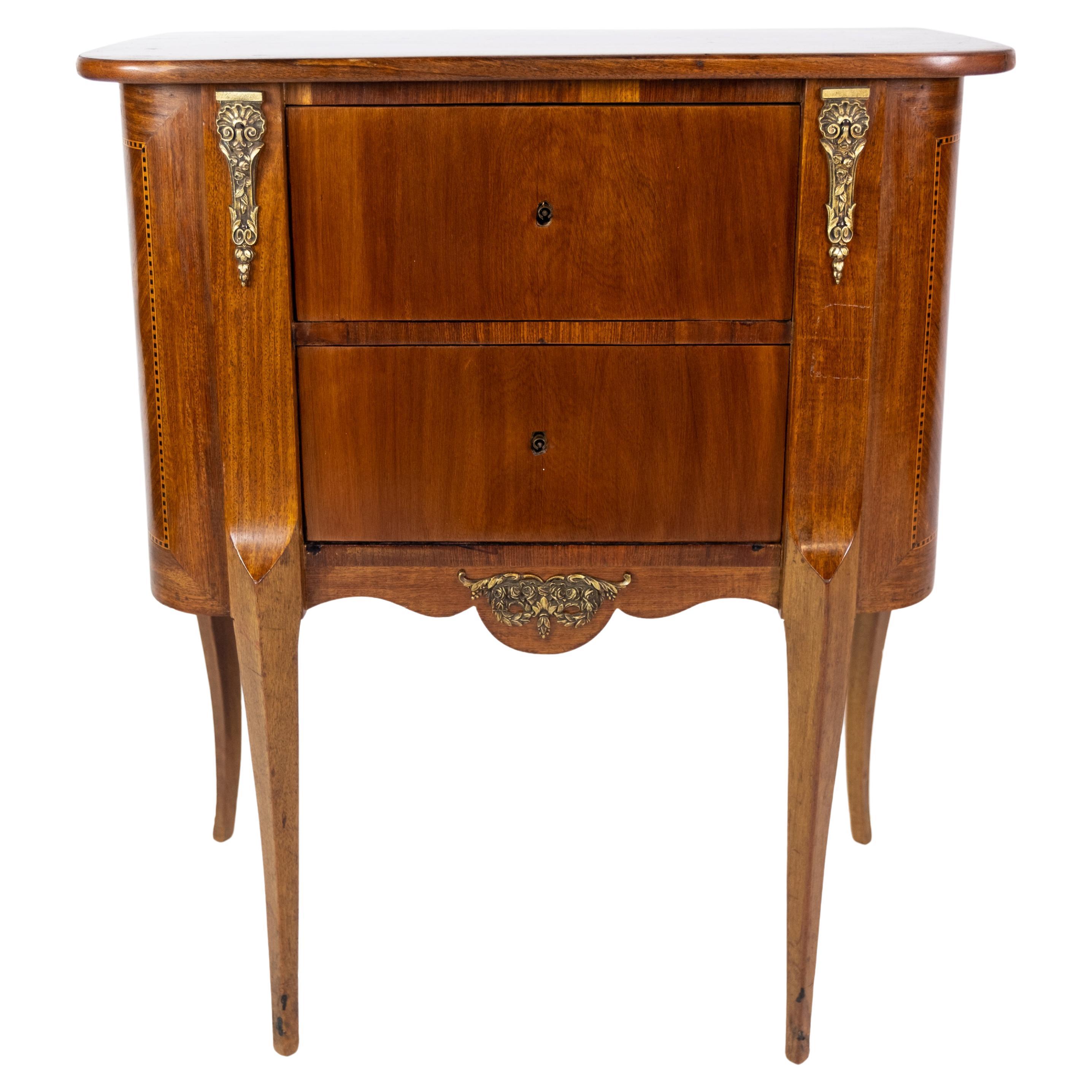 Chest of Drawers, Hand Polished Mahogany, 1890s For Sale