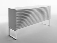 Chest of drawers Horm Tide design Karim Rashid - Matt white