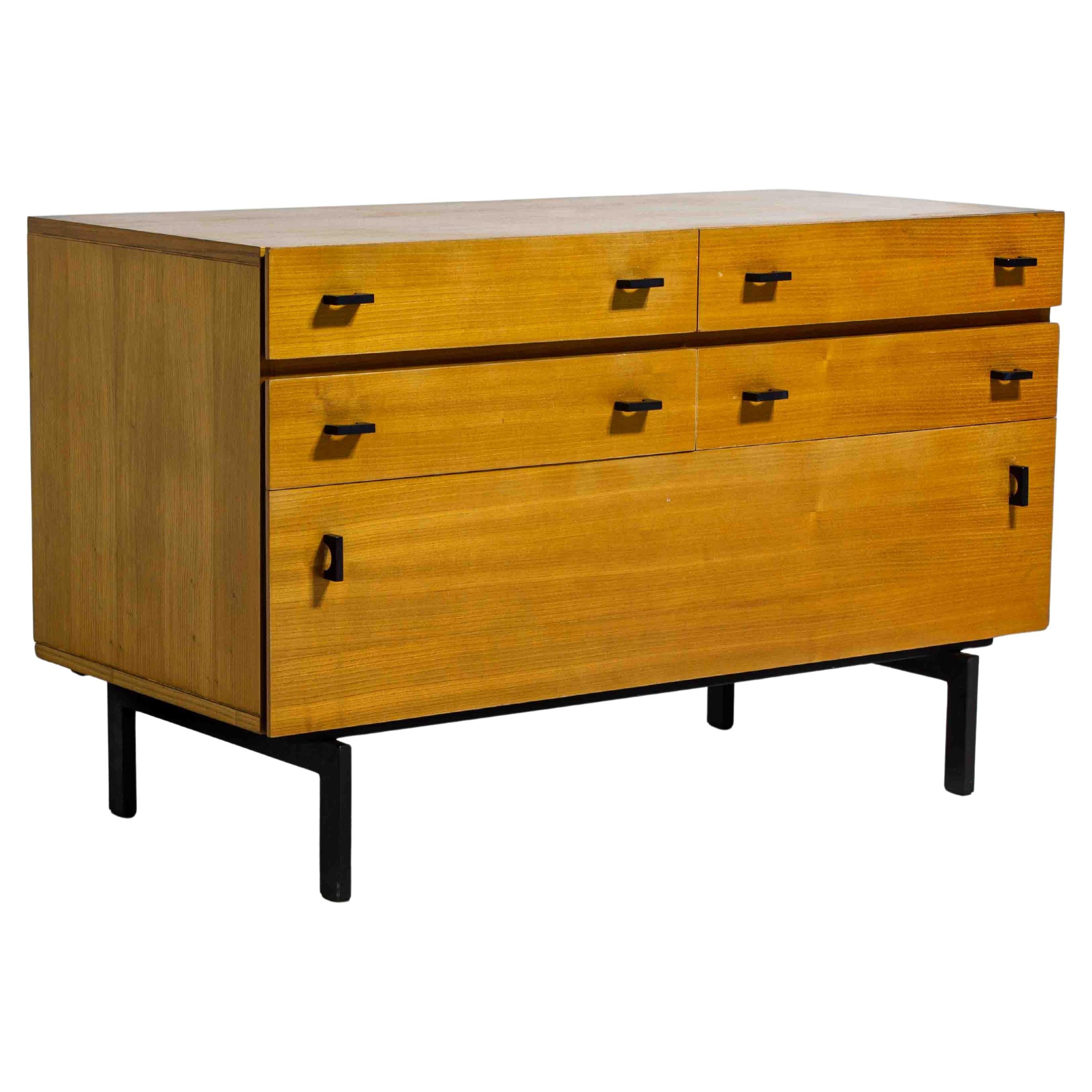 Commode en bois de hêtre par Roger de Winter, Belgique, années 1960 en vente