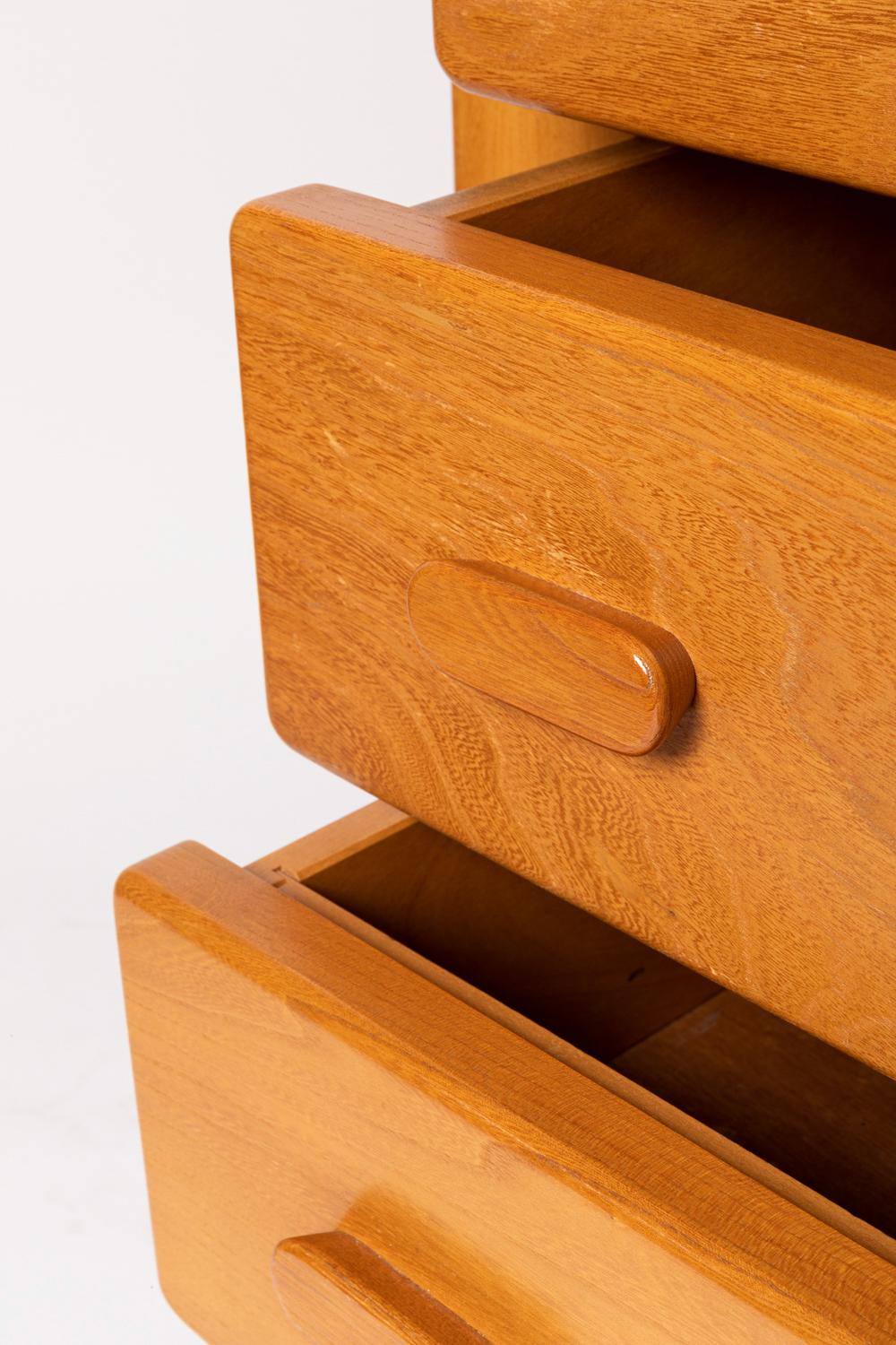 Chest of Drawers in Elm, 1960s 5