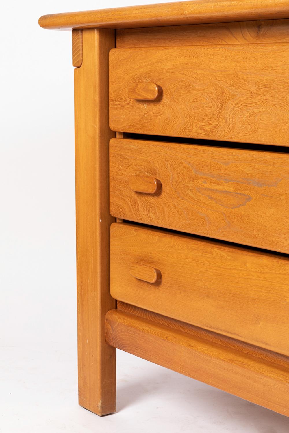 Chest of Drawers in Elm, 1960s 6