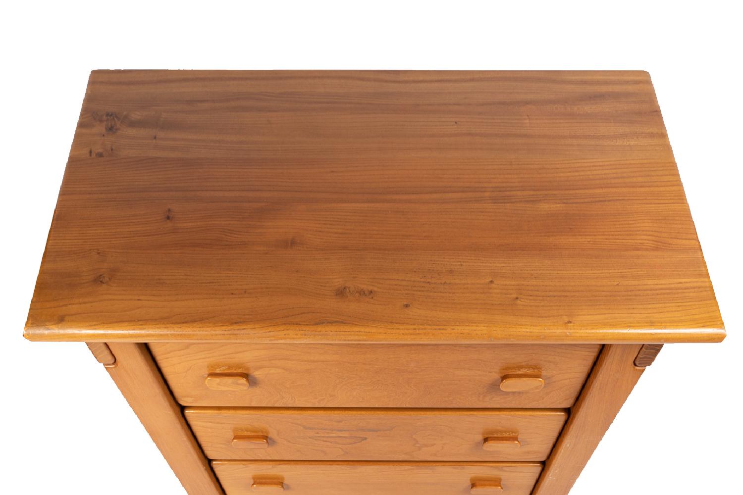 Chest of Drawers in Elm, 1960s 3