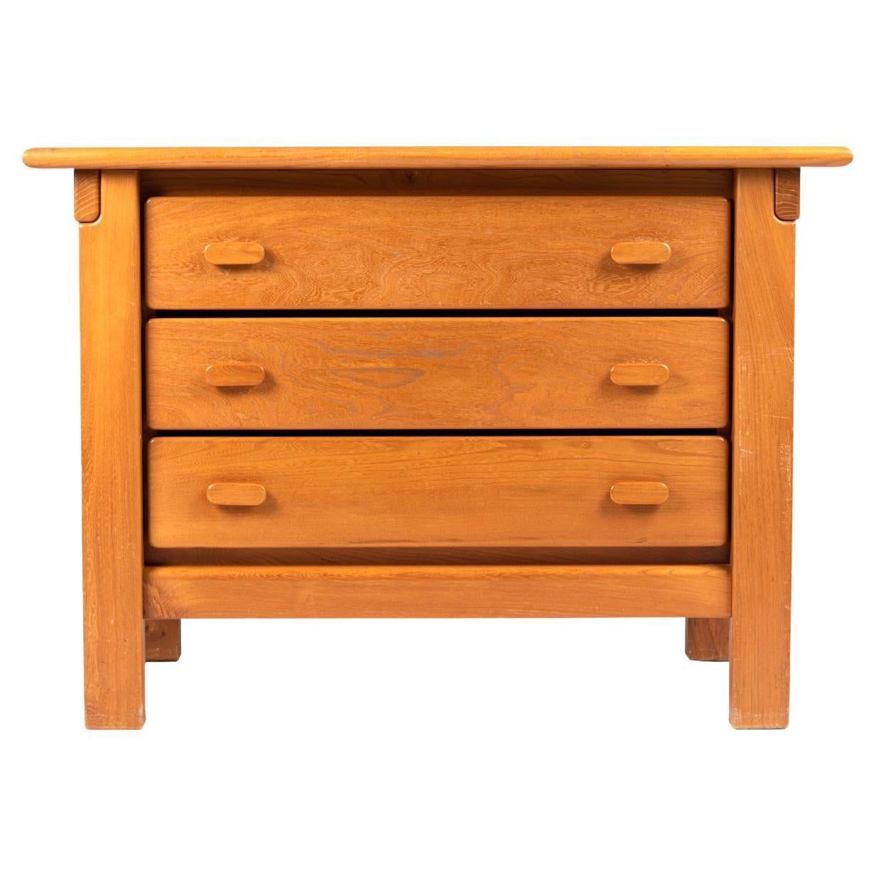 Chest of Drawers in Elm, 1960s For Sale at 1stDibs