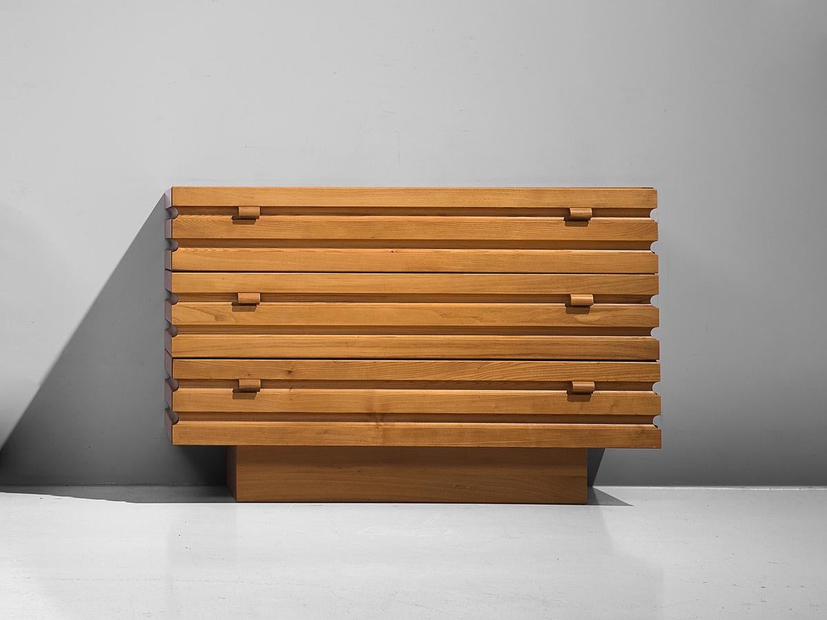 Chest of Drawers in Elm by Maison Regain  For Sale 1