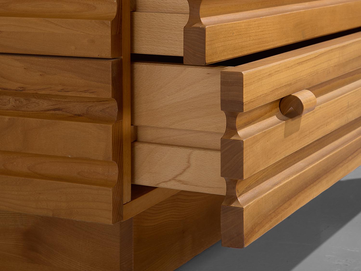 Chest of Drawers in Elm by Maison Regain  For Sale 2