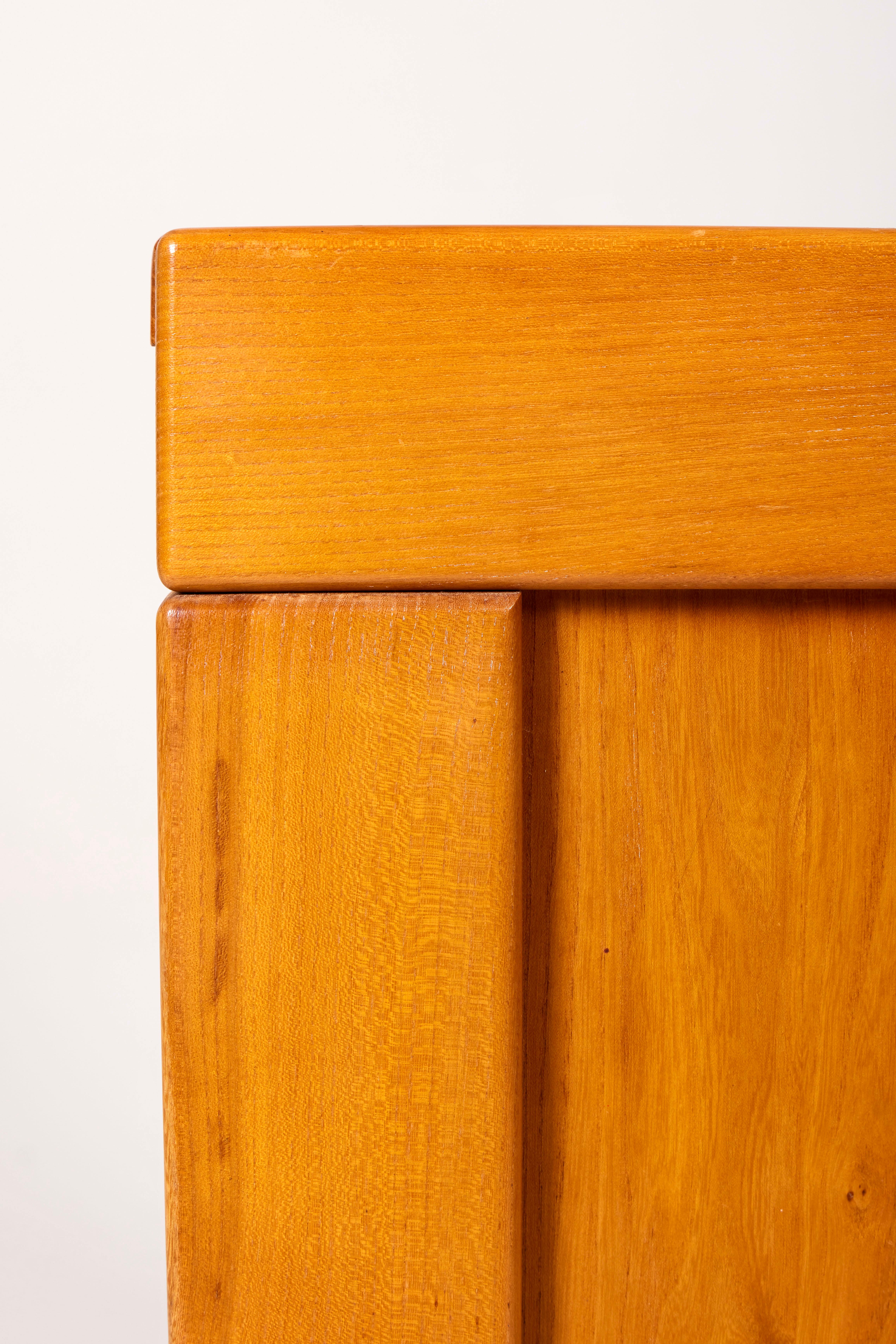 Chest of Drawers in Elm from Maison Regain, 1960s 9