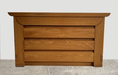 Kommode aus Ulmenholz, Frankreich, ca. 1970–1980