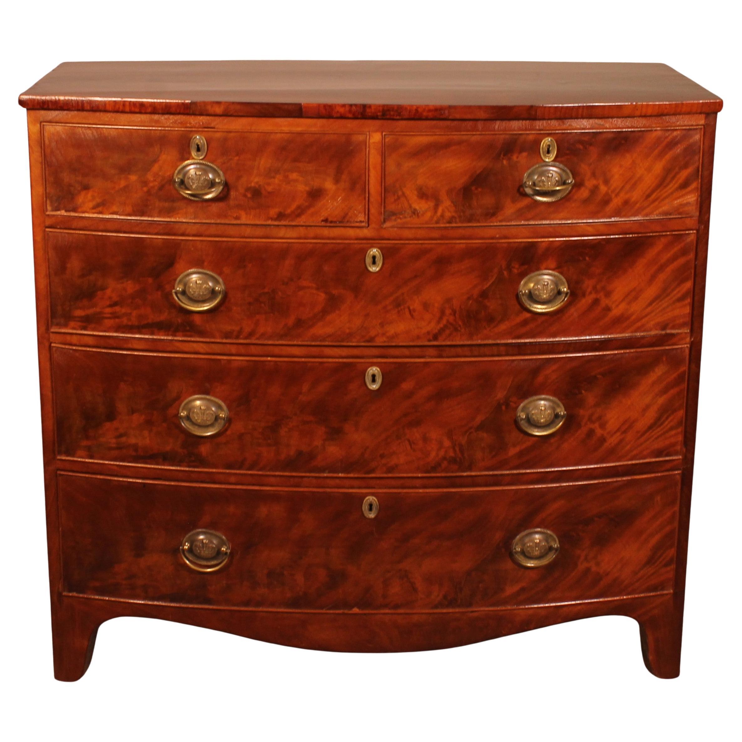 Commode en acajou, début du 19e siècle