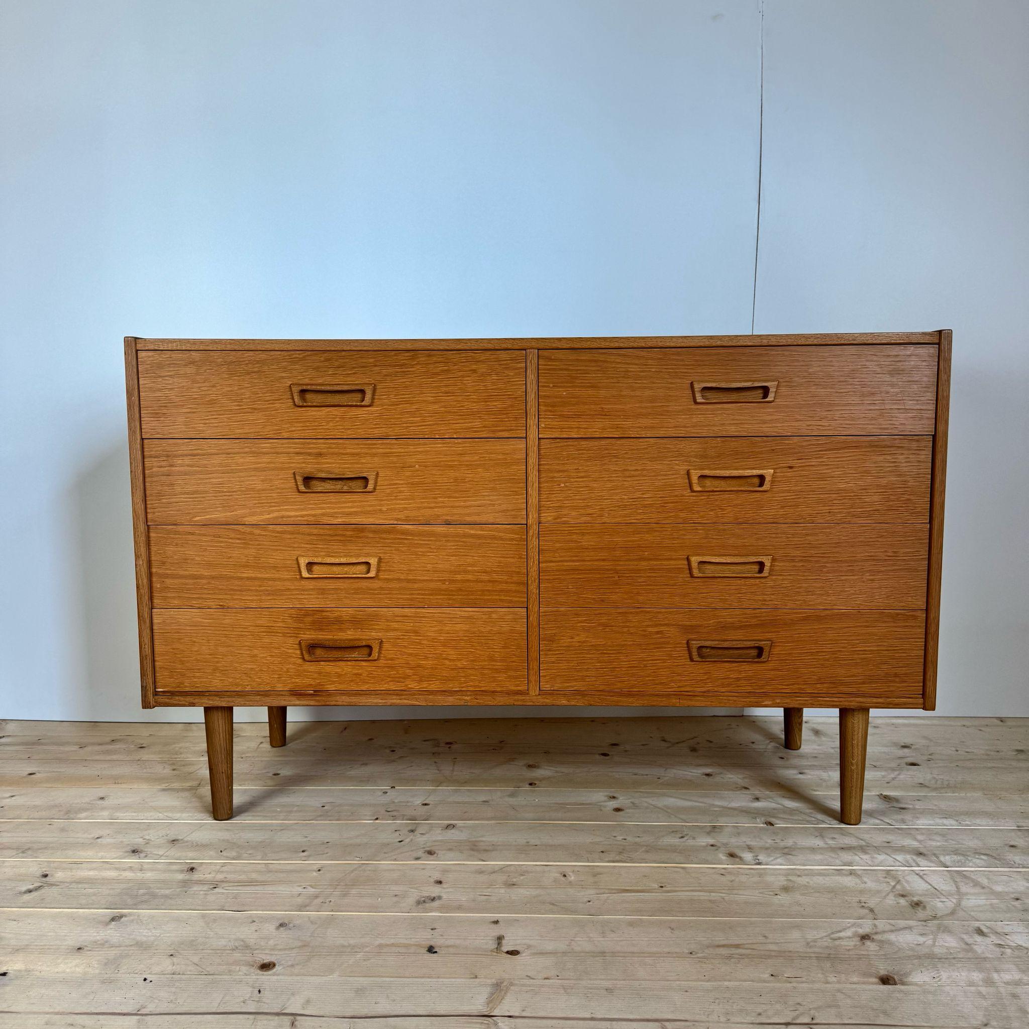 Chest of drawers in oak, Denmark 1960s
