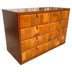 Chest Of Drawers in Pecary leather by Tito Agnoli for Caleido\Poltrona Frau