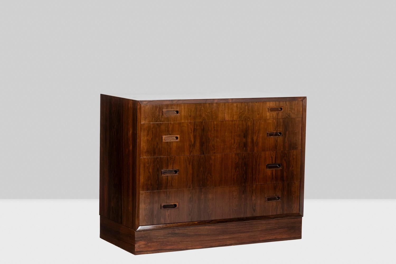 Danish Chest of drawers in rosewood, 1970′ For Sale