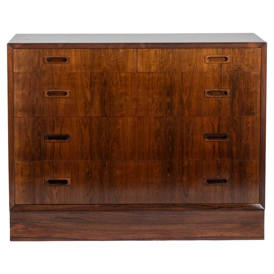 Chest of drawers in rosewood, 1970′ For Sale