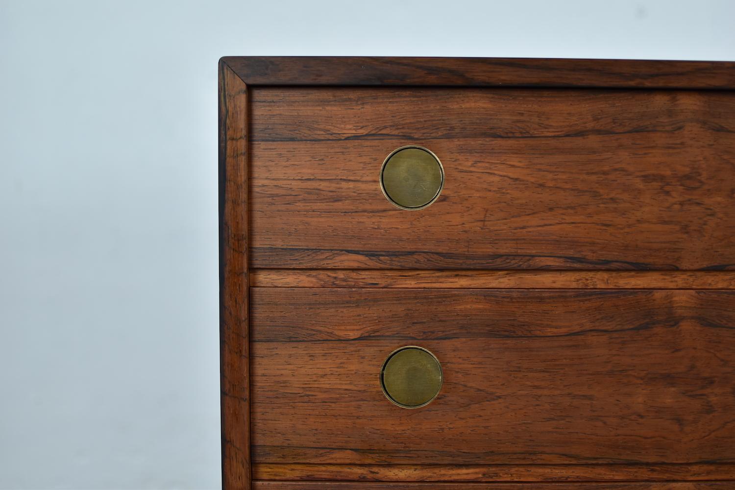 Chest of Drawers in Rosewood by Dyrlund, Denmark, 1960s In Good Condition In Antwerp, BE