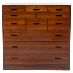 Chest of drawers in rosewood by Kai Winding