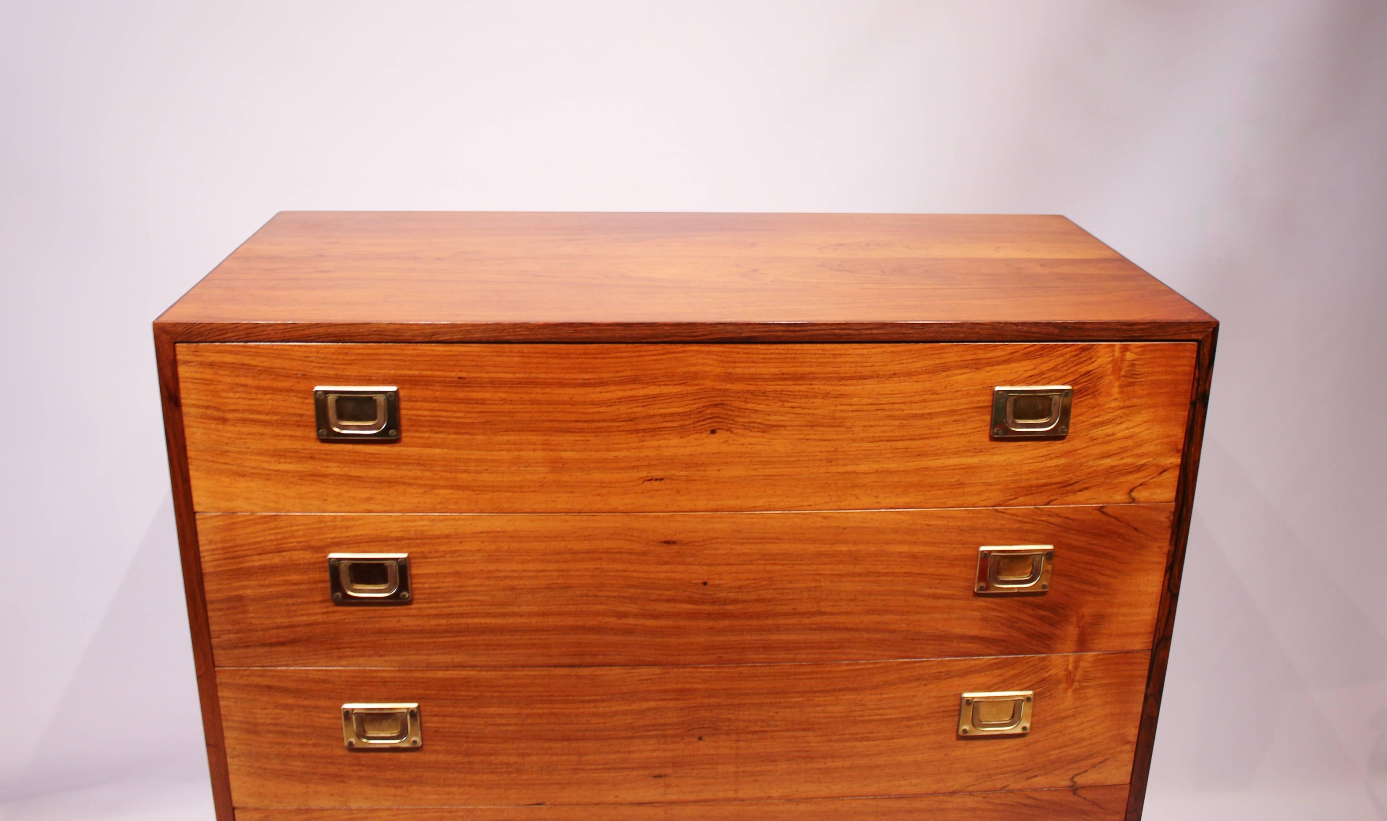 Chest of Drawers in Rosewood by Reoval, Danish Design, 1960s In Good Condition In Lejre, DK