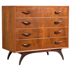 Chest of Drawers in Solid Hardwood, by Móveis Cimo, Brazilian Mid-Century Modern