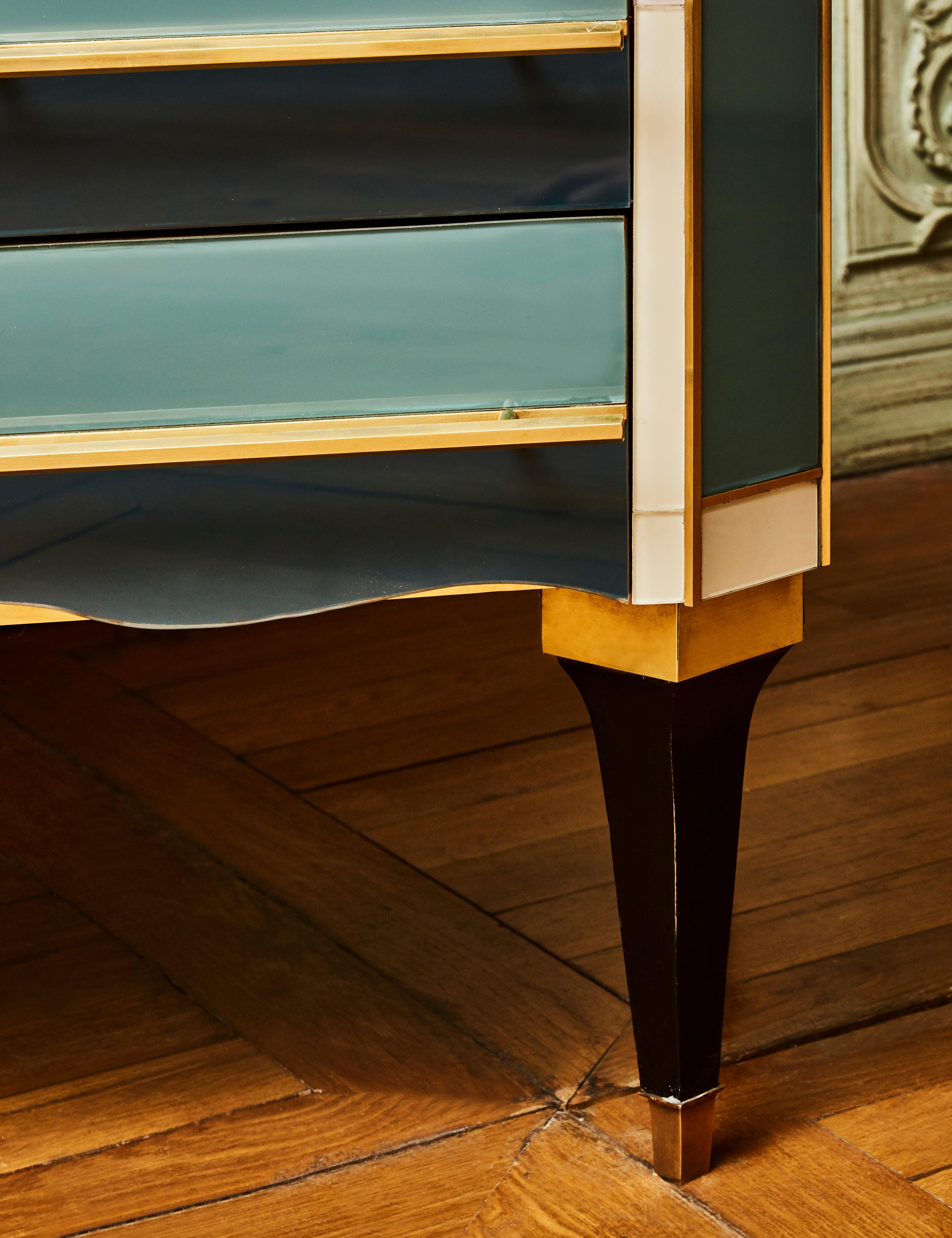 Chest of Drawers in Tainted Mirror, by Studio Glustin 3