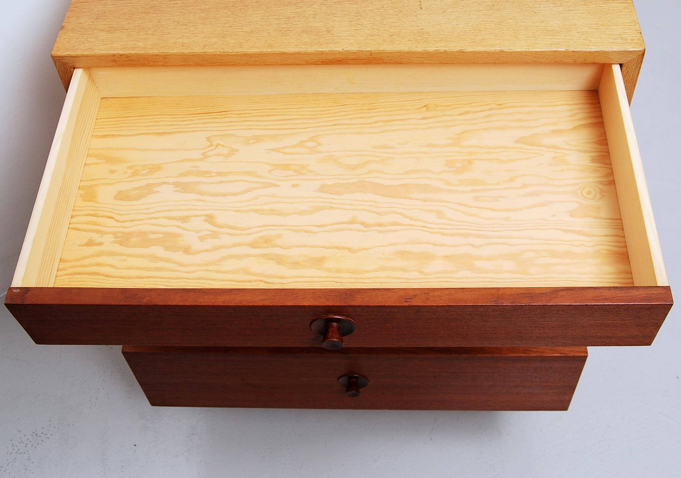 20th Century Chest of Drawers in Teak and Oak by Børge Mogensen, 1960s