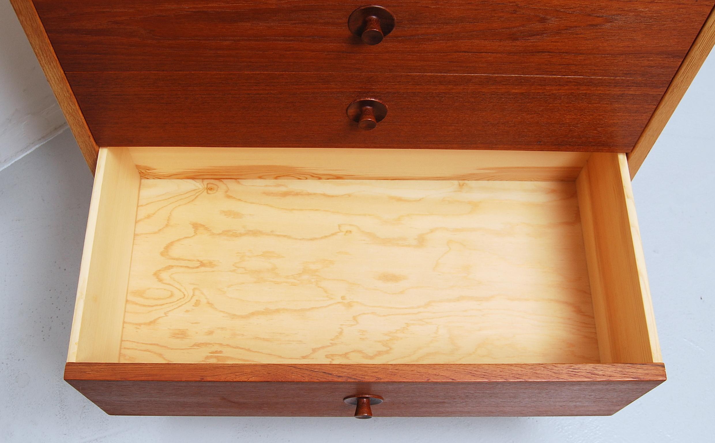 Chest of Drawers in Teak and Oak by Børge Mogensen, 1960s 1