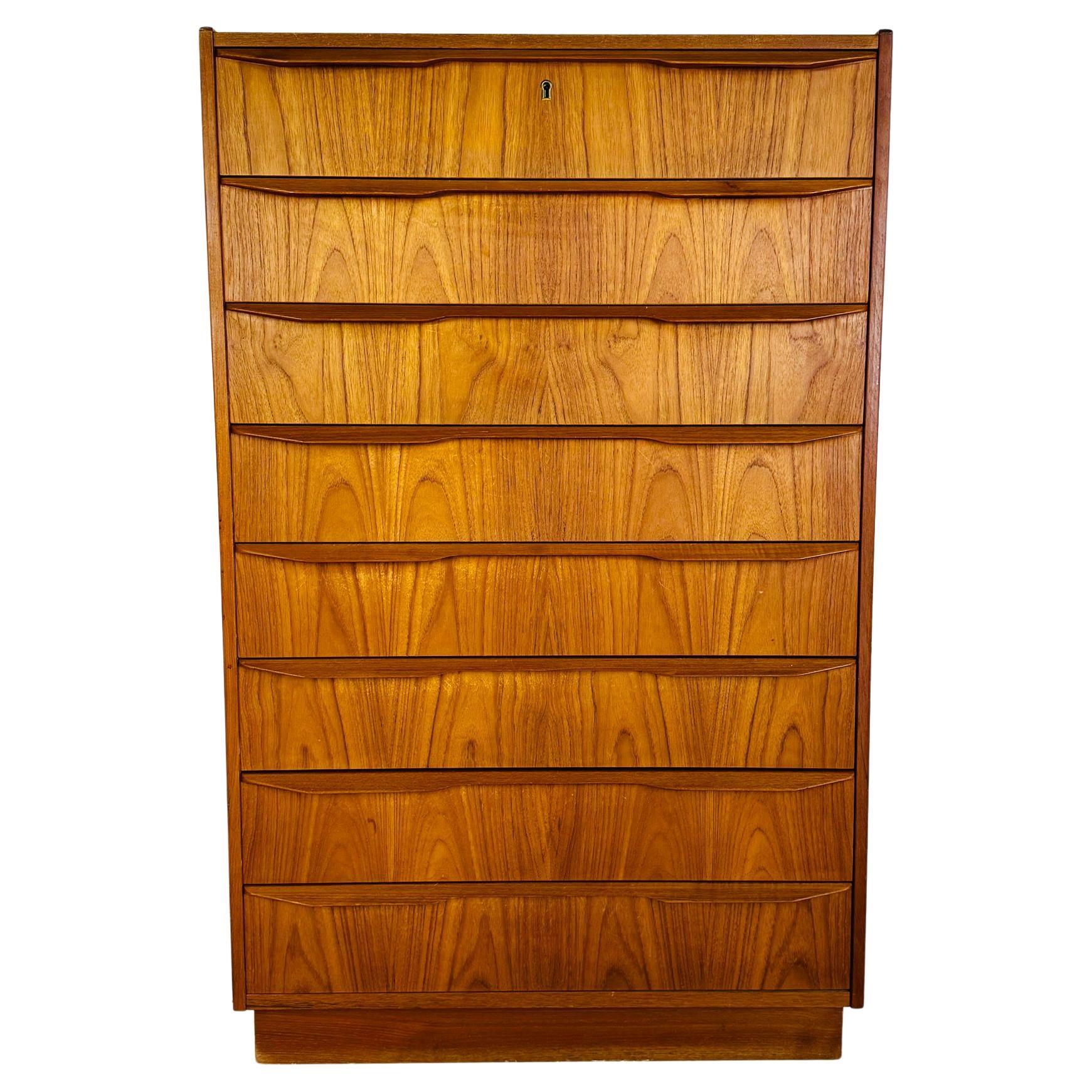 Chest of drawers in teak, Denmark 1960s
