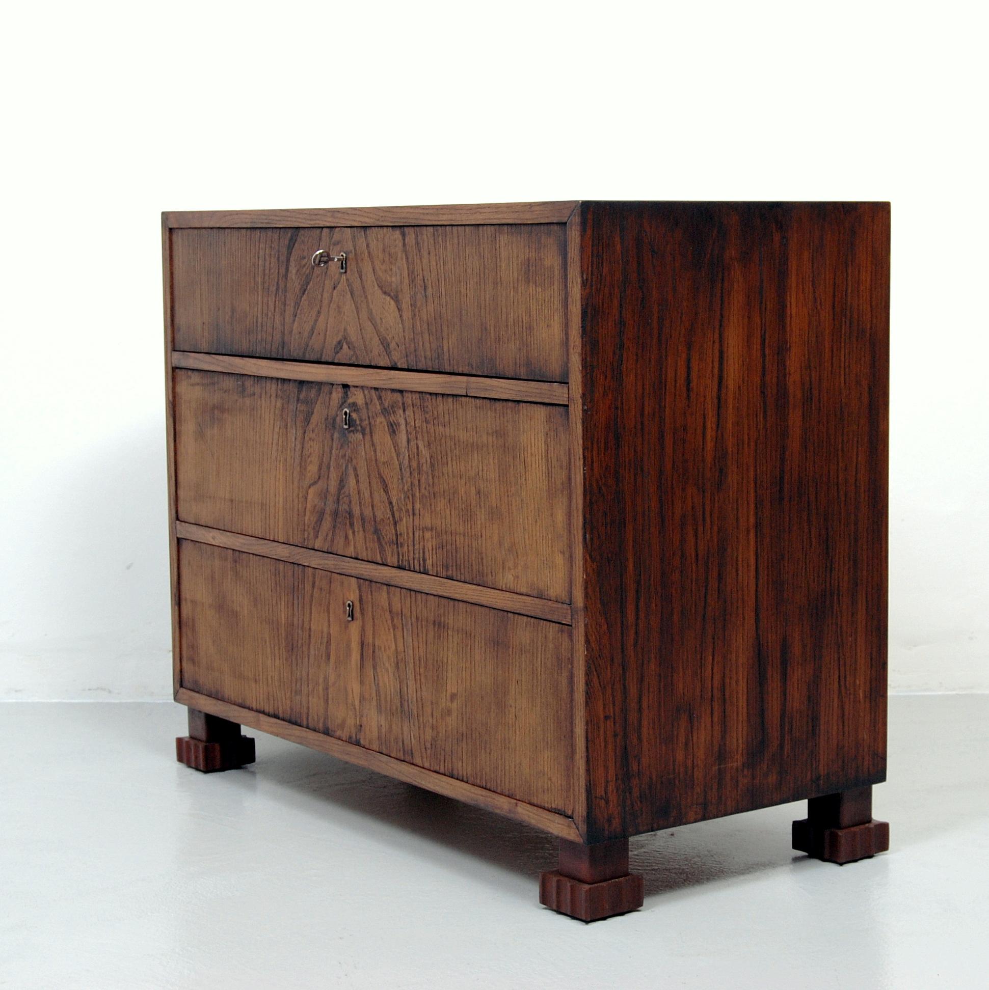 Chest of drawers in the Style of Axel Einar Hjorth, 1940s (Skandinavische Moderne)