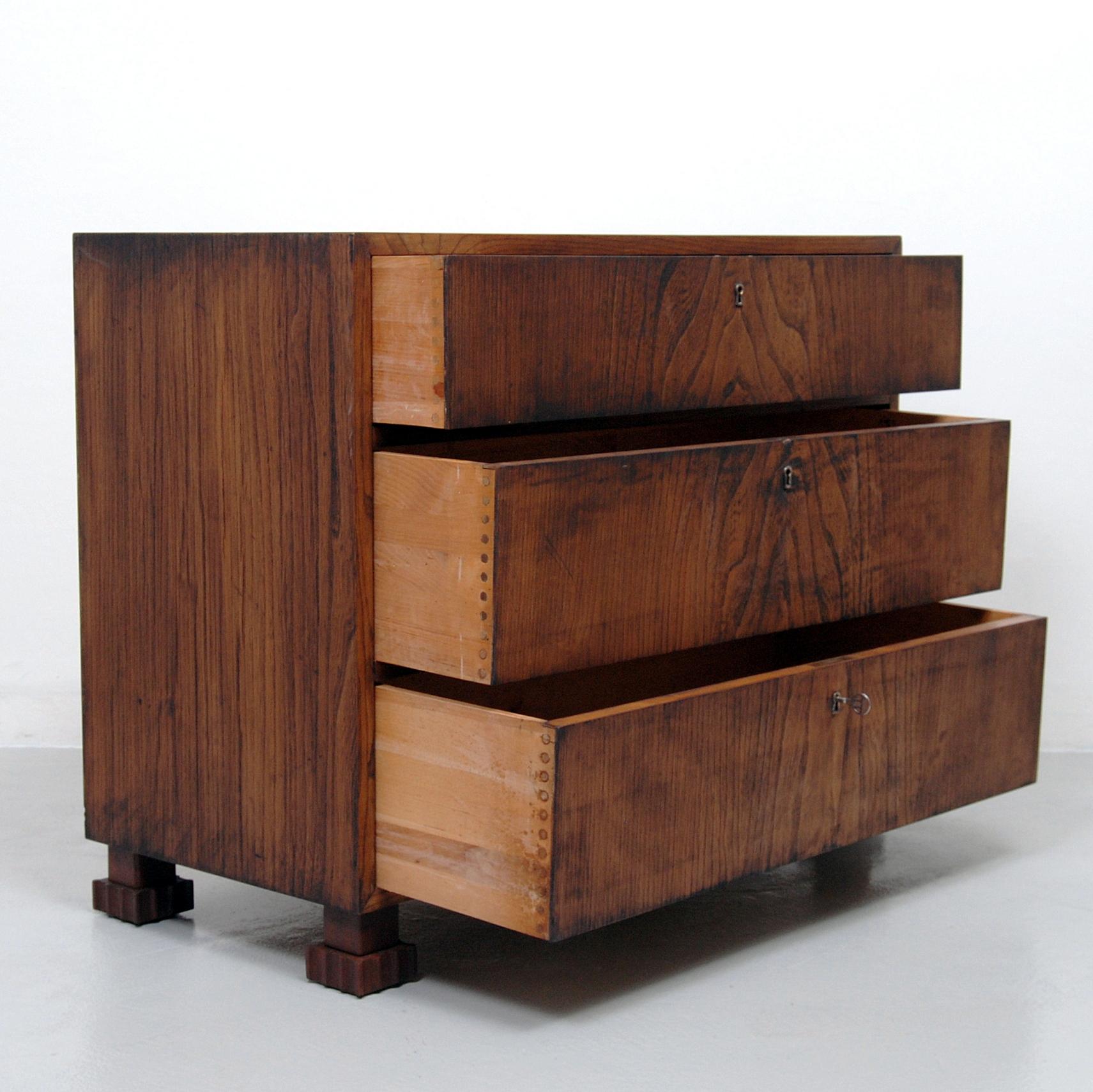 Chest of drawers in the Style of Axel Einar Hjorth, 1940s (Mitte des 20. Jahrhunderts)