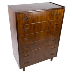Chest of Drawers in Walnut of Danish Design from the 1960s