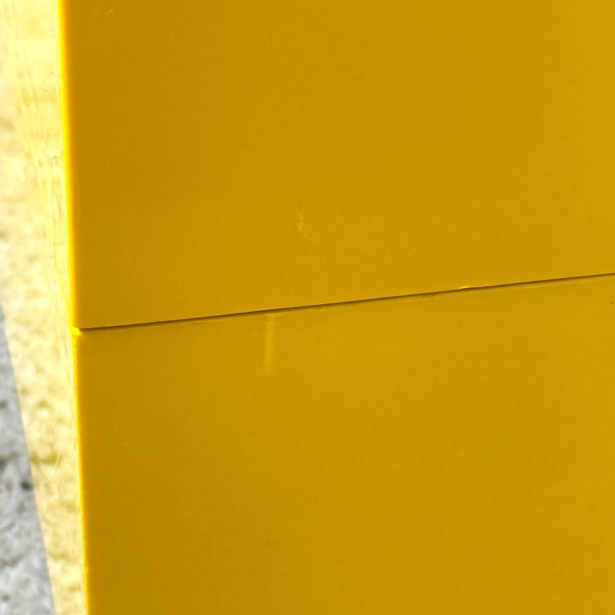 Chest of Drawers Kartell Model 4602 by Simon Fussell in yellow, 1970s, Set of 2 3