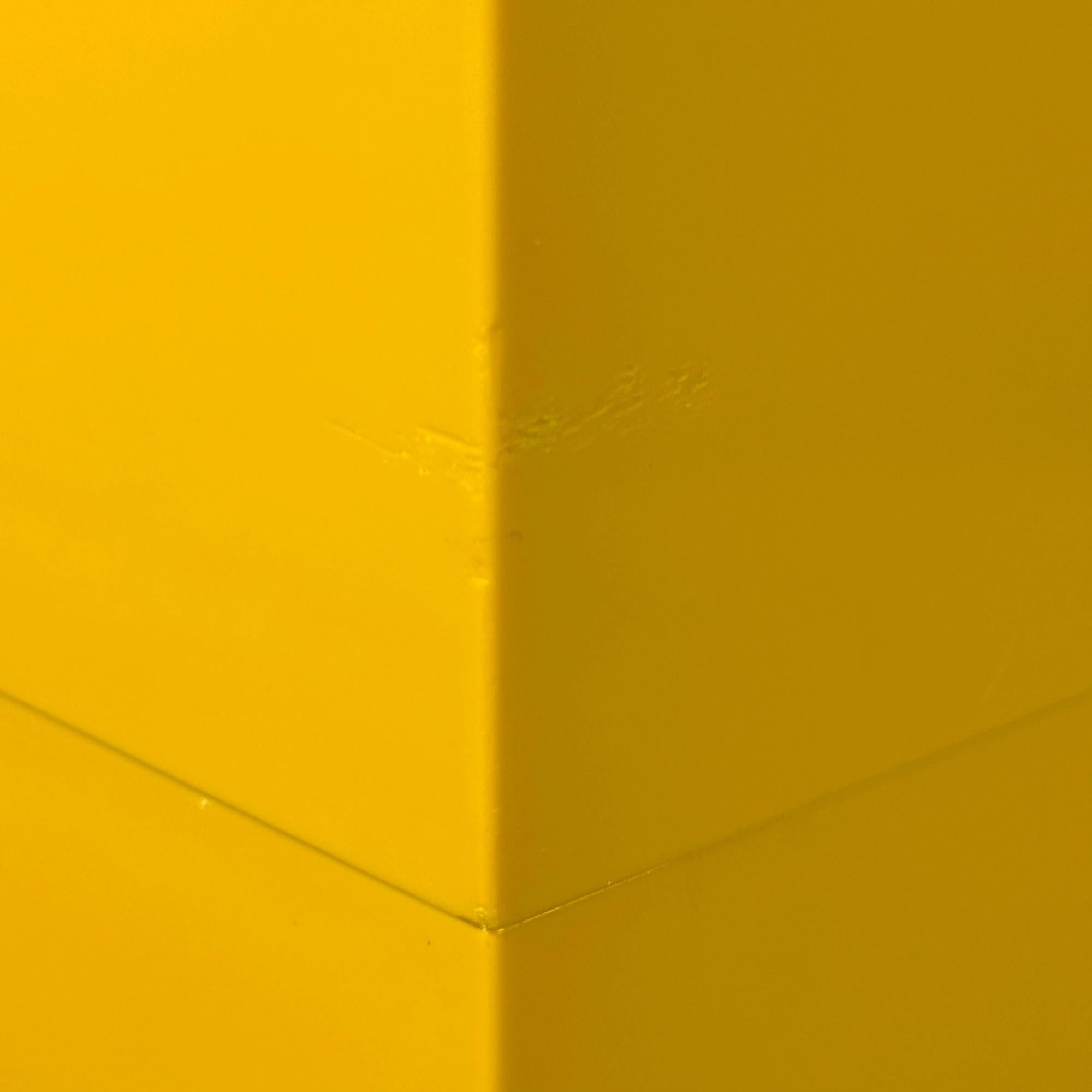 Chest of Drawers Kartell Model 4602 by Simon Fussell in yellow, 1970s, Set of 2 4