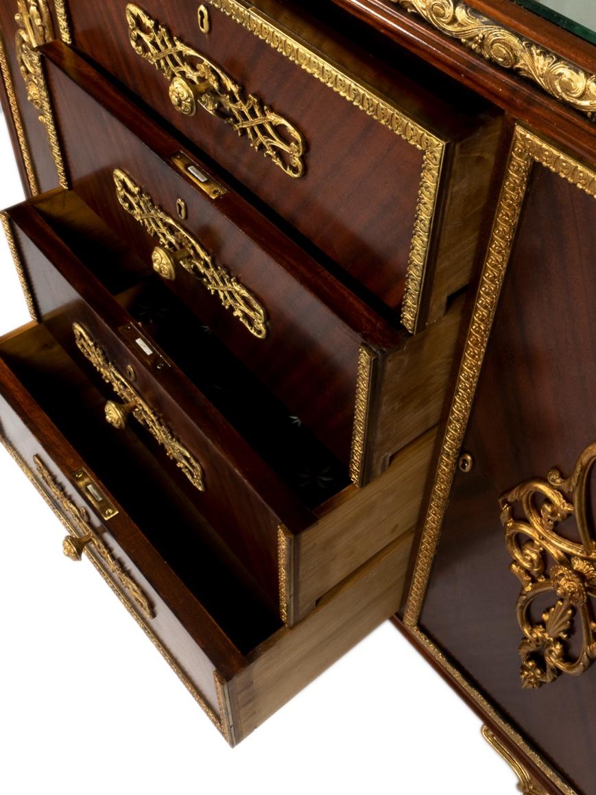 Chest Of Drawers Louis XV Fusion Style, Bronze, 20th Century For Sale 1