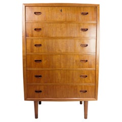 Chest Of Drawers Made In Teak, Danish Design From 1960s