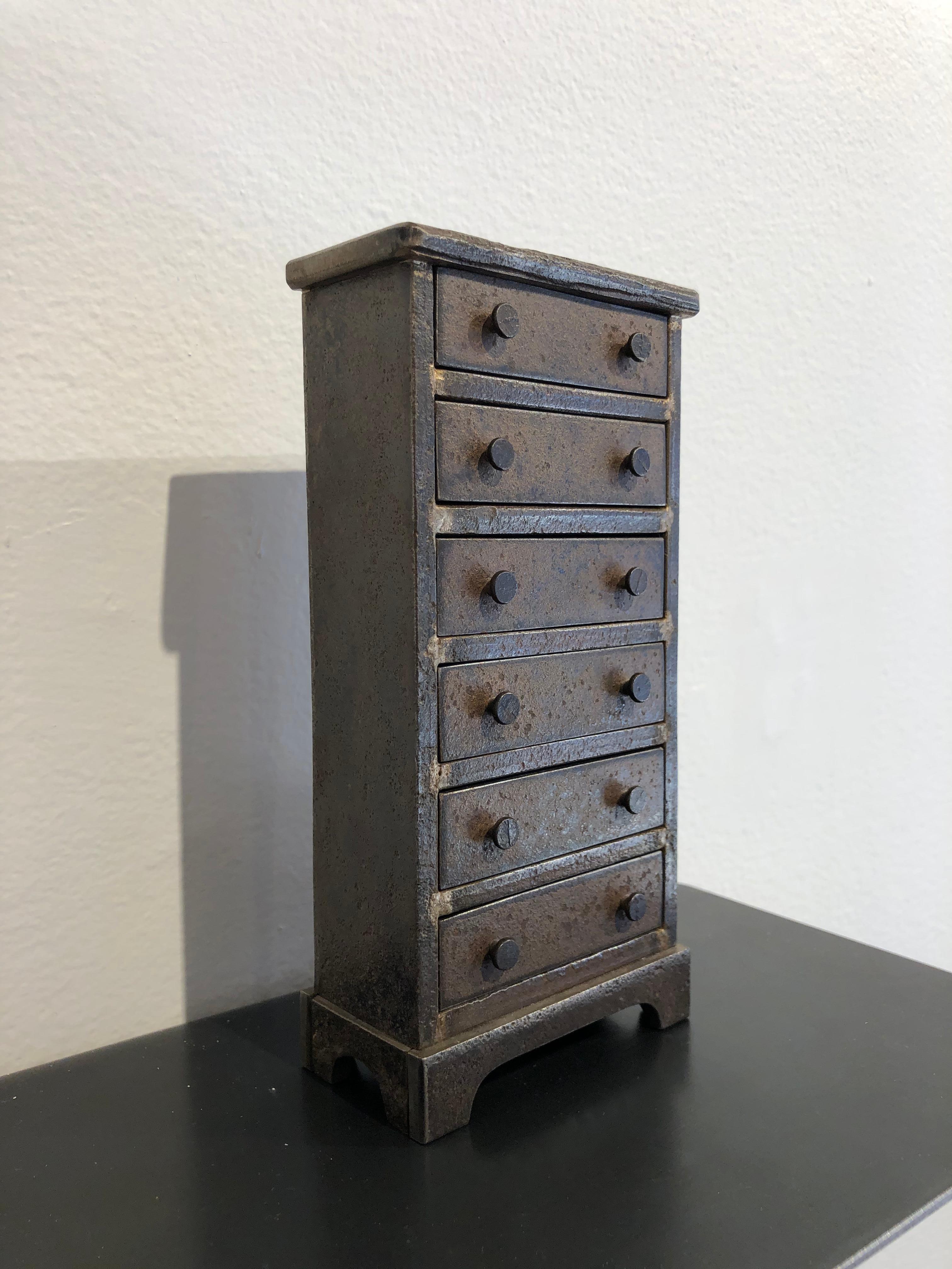 Folk Art Jim Rose Legacy Collection - Miniature Shaker Inspired Chest of Drawers Maquette