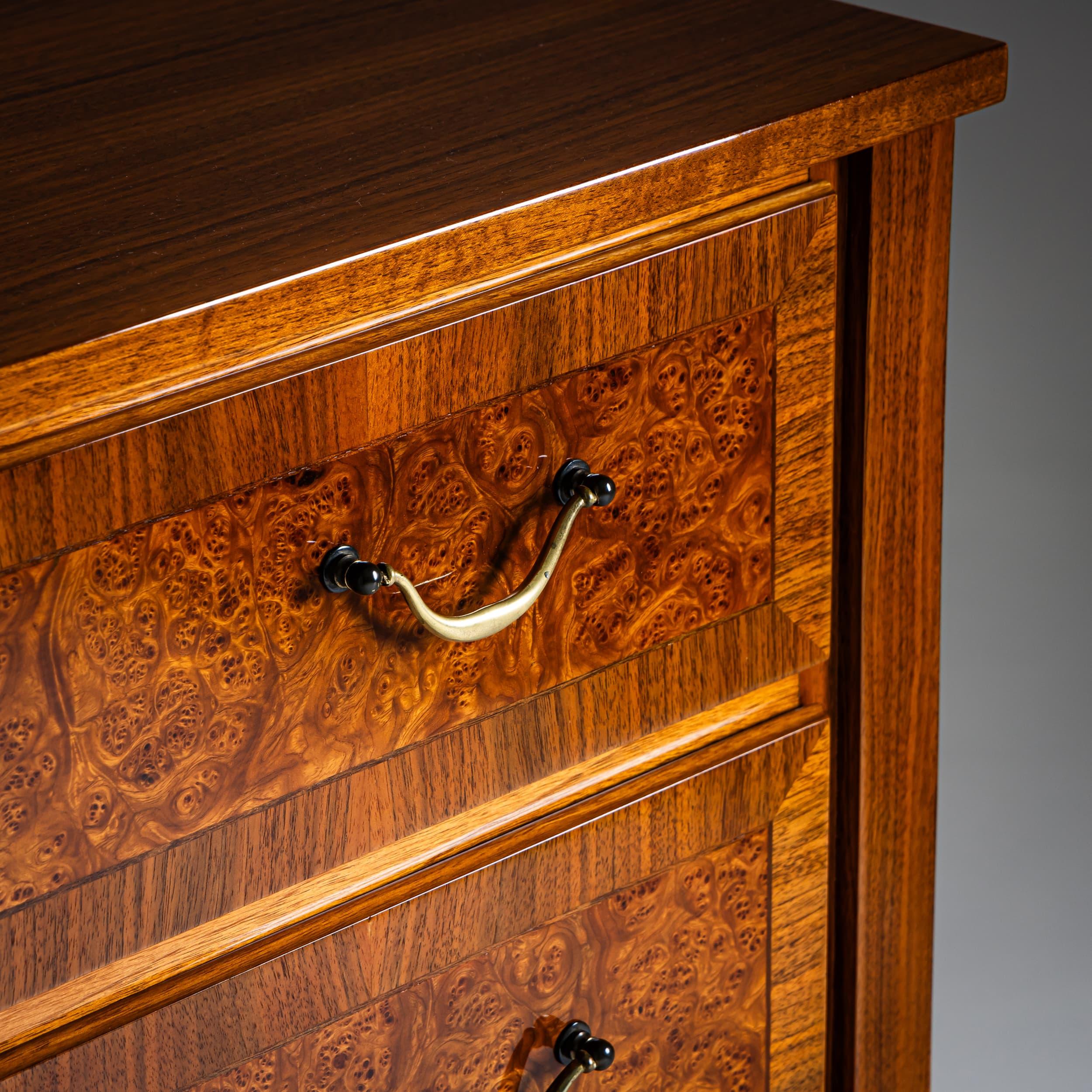 Brass Chest of Drawers, Mid-20th Century For Sale